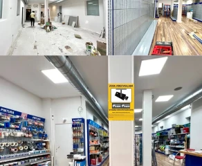 Trabajo de instalación eléctrica realizado por Ferretería Duque